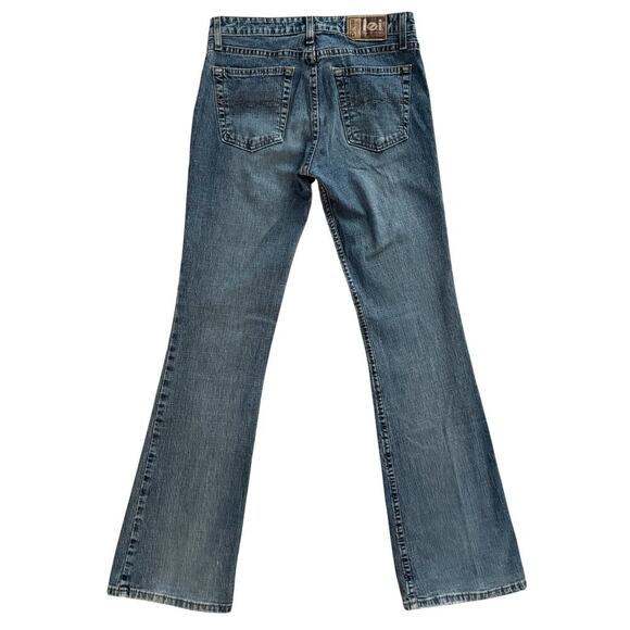 VTG l.e.i. Jeans Women Size 3 Blue Bootcut Western Y2K Boho Vintage 90s 1171 - Picture 12 of 14